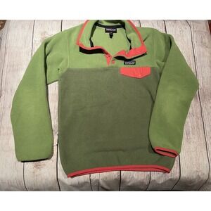 Womens Patagonia Synchilla Fleece Pullover Snap T Lightweight  Hiking Jacket XXS